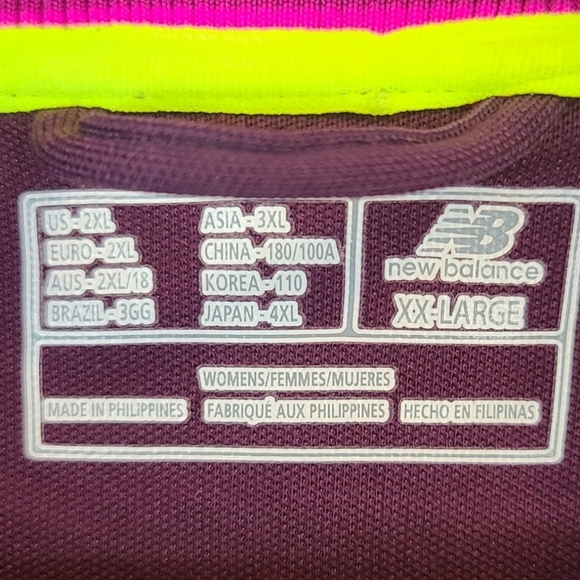 New balance Women's Workout Jacket mesh material purple and pink size 2XL NWOT - Picture 6 of 8